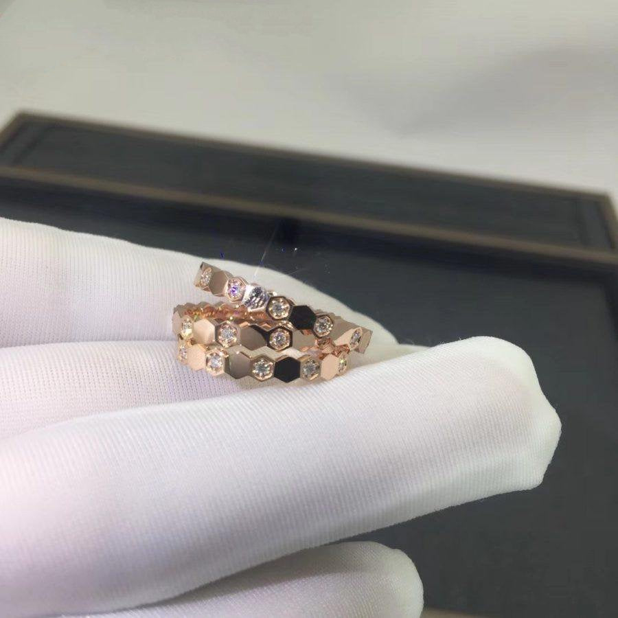 [Rose Jewelrys]BEE LOVE RING PINK GOLD DIAMOND