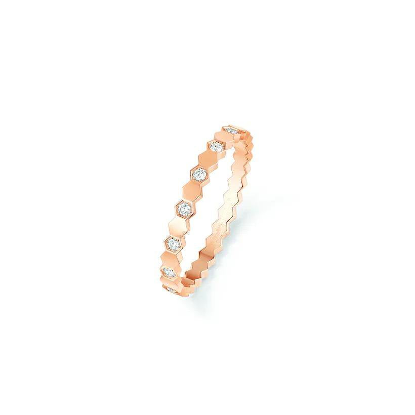 [Rose Jewelrys]BEE LOVE RING PINK GOLD DIAMOND