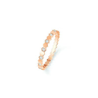[🌹Rose💎]BEE LOVE RING PINK GOLD DIAMOND