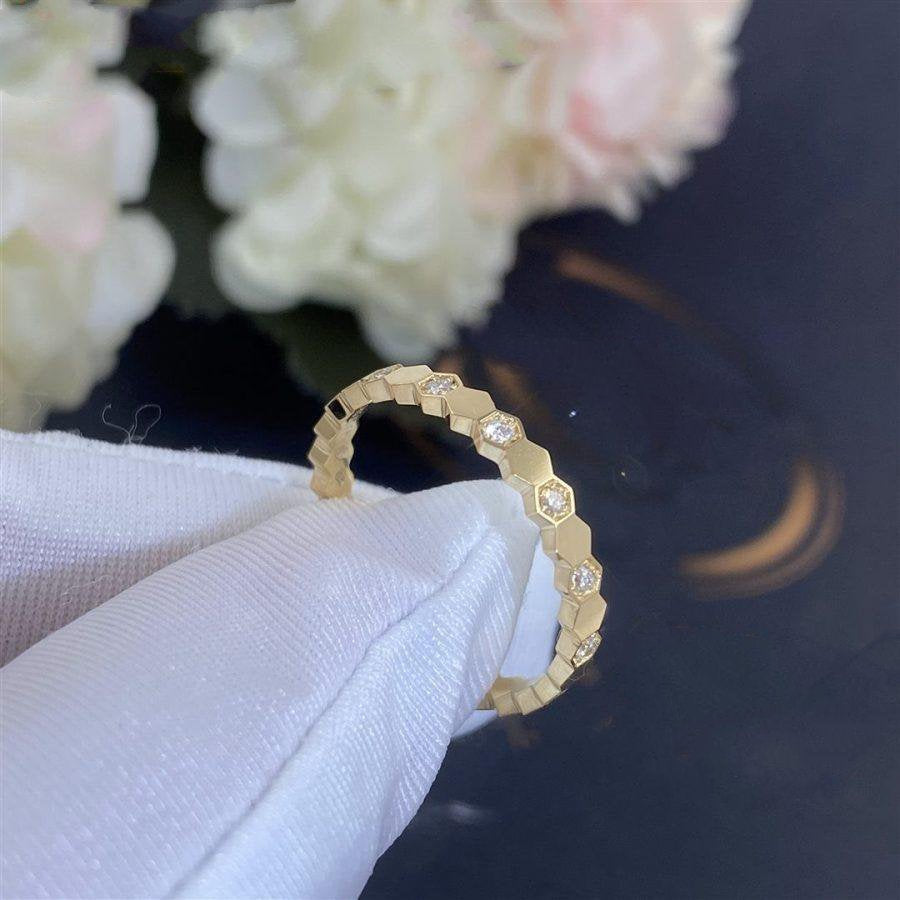 [🌹Rose💎]BEE LOVE RING GOLD DIAMOND