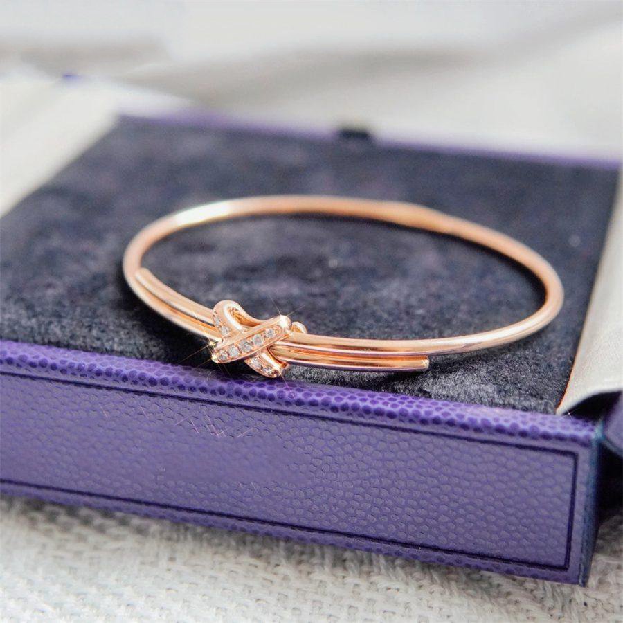[🌹Rose💎]JEUX DE BRACELET PINK GOLD DIAMONDS