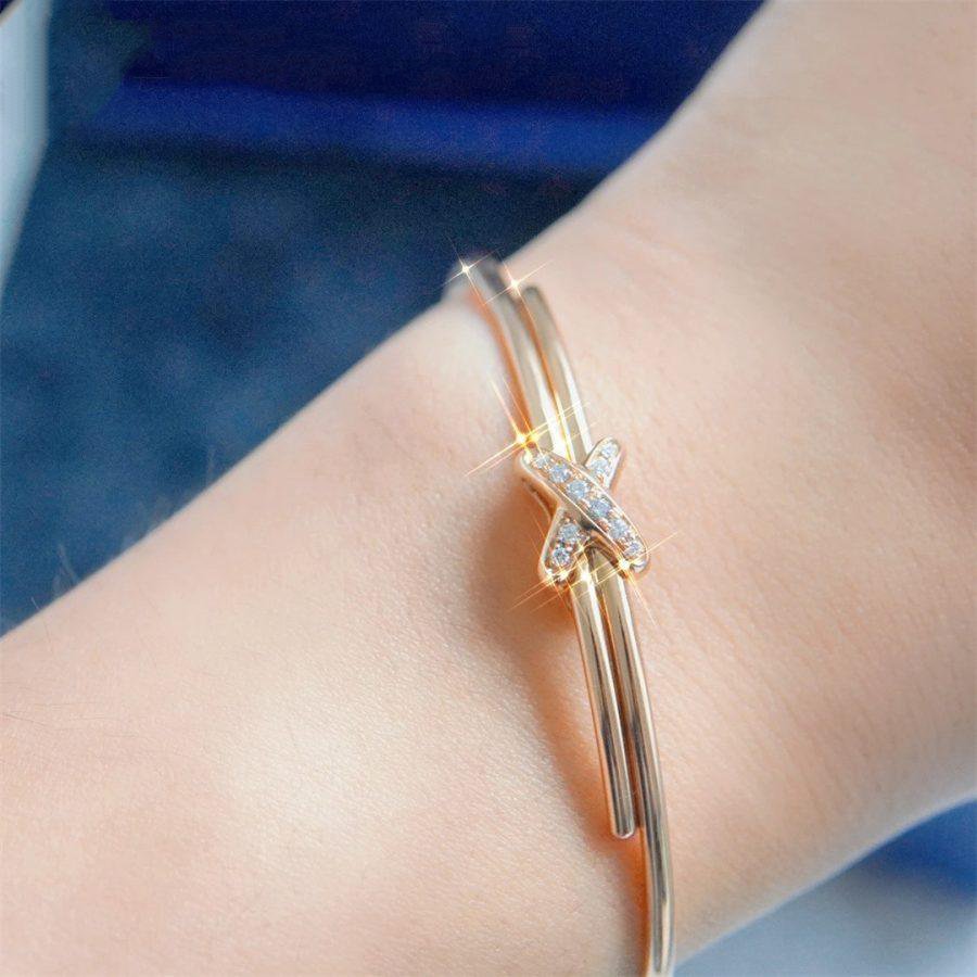 [Rose Jewelrys]JEUX DE BRACELET PINK GOLD DIAMONDS