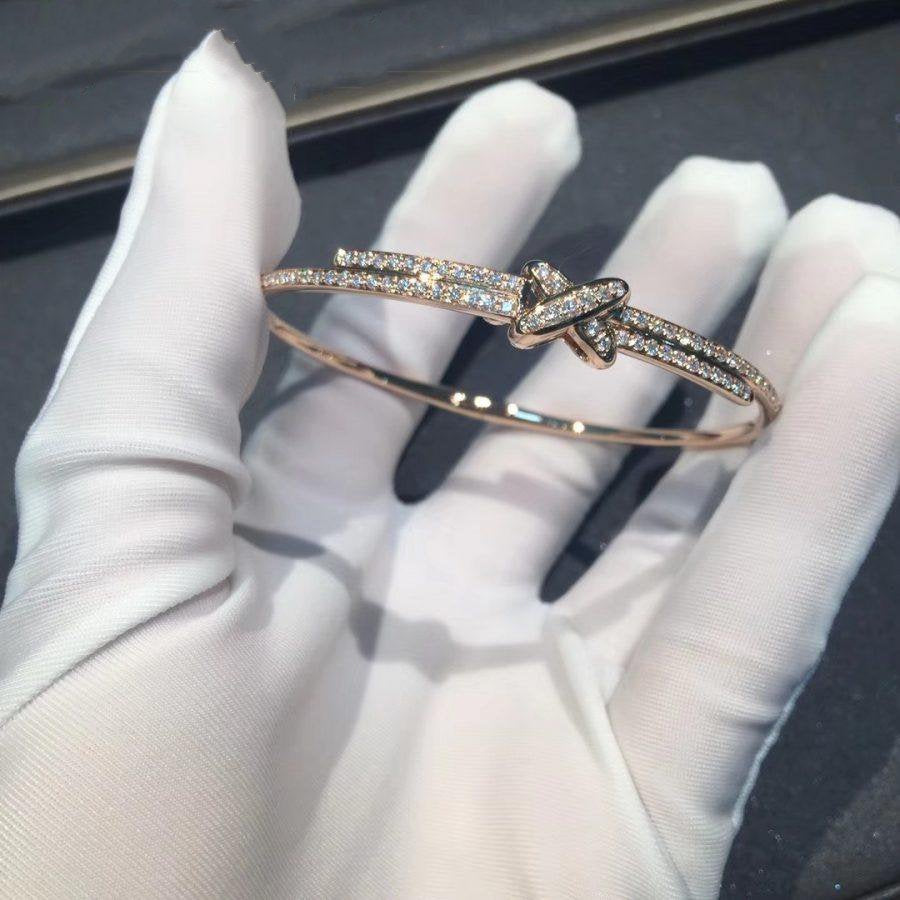 [🌹Rose💎]JEUX DE BRACELET DIAMONDS PINK GOLD