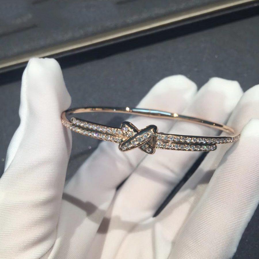 [Rose Jewelrys]JEUX DE BRACELET DIAMONDS PINK GOLD