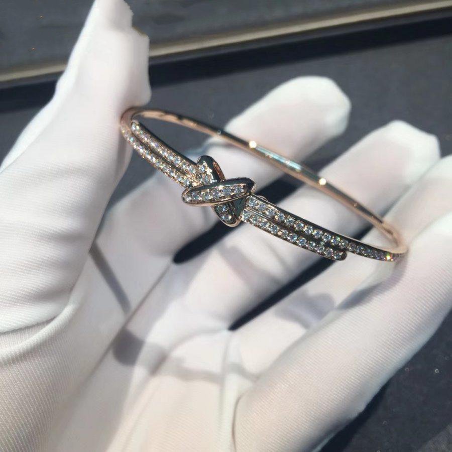[Rose Jewelrys]JEUX DE BRACELET DIAMONDS PINK GOLD