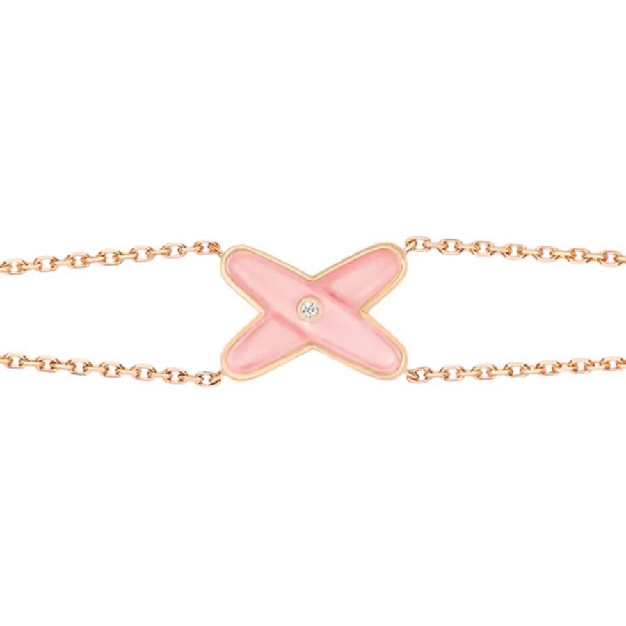 [🌹Rose💎]JEUX BRACELET PINK MOP PINK GOLD 1 DIAMOND