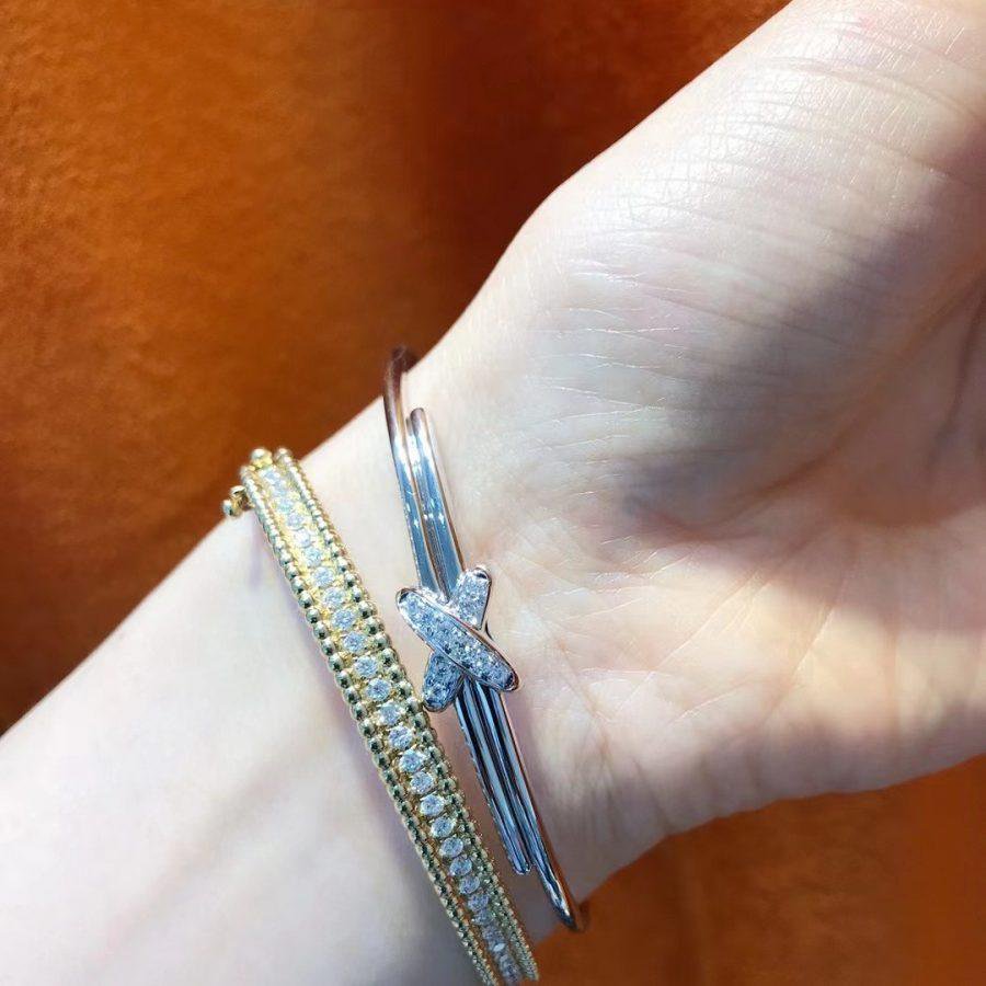 [Rose Jewelrys]JEUX DE BRACELET SILVER DIAMONDS