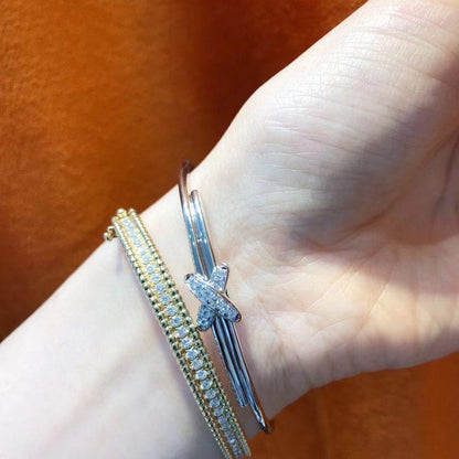 [Rose Jewelrys]JEUX DE BRACELET SILVER DIAMONDS