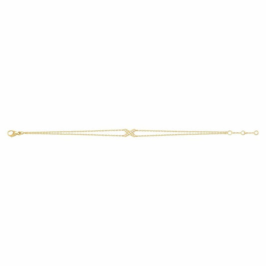 [Rose Jewelrys]JEUX BRACELET GOLD DIAMOND