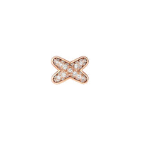 [🌹Rose💎]JEUX DE PINK GOLD DIAMOND EARRINGS