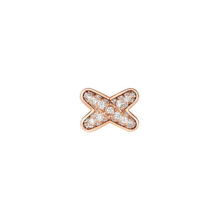 [🌹Rose💎]JEUX DE PINK GOLD DIAMOND EARRINGS