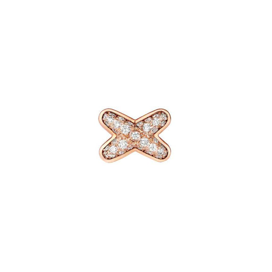 [Rose Jewelrys]JEUX DE PINK GOLD DIAMOND EARRINGS