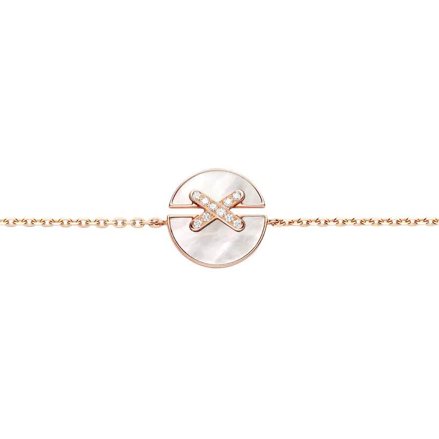 [🌹Rose💎]JEUX DE BRACELET MOP PINK GOLD DIAMONDS