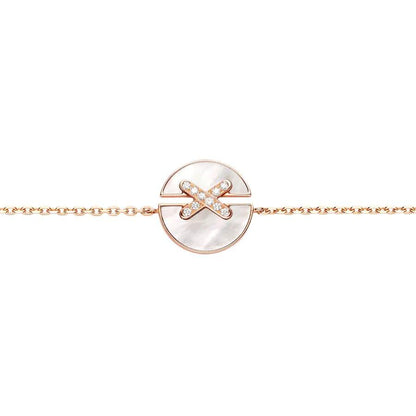 [Rose Jewelrys]JEUX DE BRACELET MOP PINK GOLD DIAMONDS