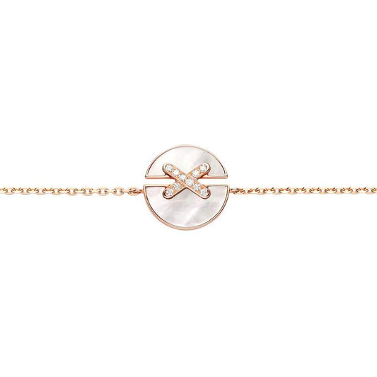 [Rose Jewelrys]JEUX DE BRACELET MOP PINK GOLD DIAMONDS