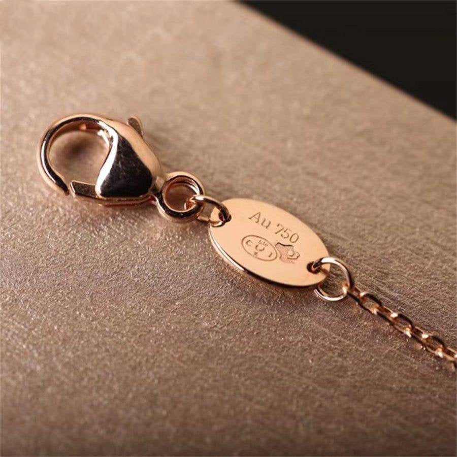 [Rose Jewelrys]Hollow Design Four-Leaf Clover Flower Shape Bracelets