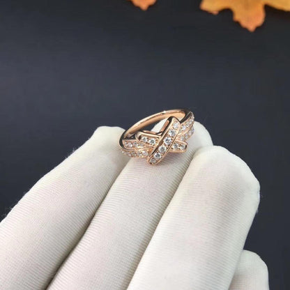 []JEUX DE RING PINK GOLD DIAMOND