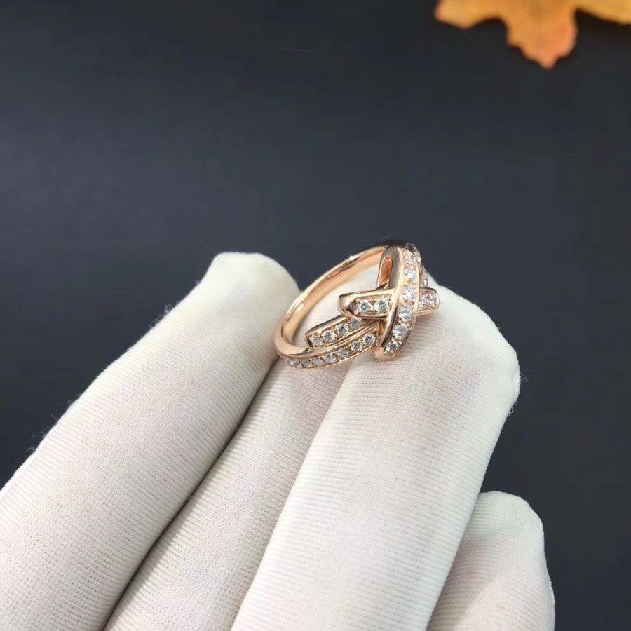 []JEUX DE RING PINK GOLD DIAMOND