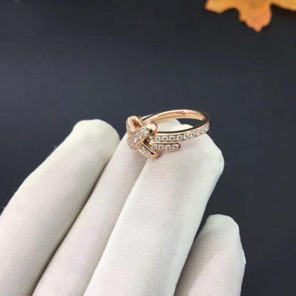 []JEUX DE RING PINK GOLD DIAMOND
