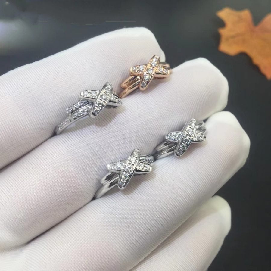 [Rose Jewelrys]JEUX DE SILVER DIAMOND RING