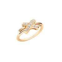[🌹Rose💎]JEUX DE GOLD DIAMOND RING