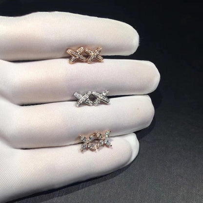 [Rose Jewelrys]JEUX DE DIAMOND EARRINGS