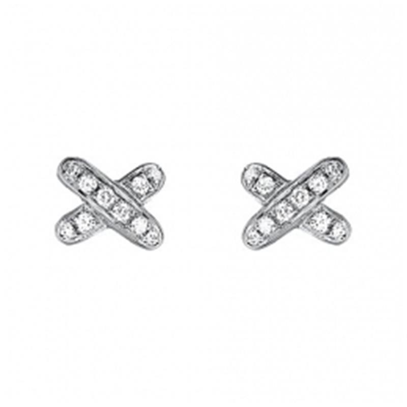 [Rose Jewelrys]JEUX DE DIAMOND EARRINGS