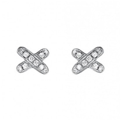 [Rose Jewelrys]JEUX DE DIAMOND EARRINGS