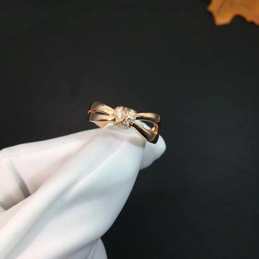 [Rose Jewelrys]LIENS RING PINK GOLD DIAMOND