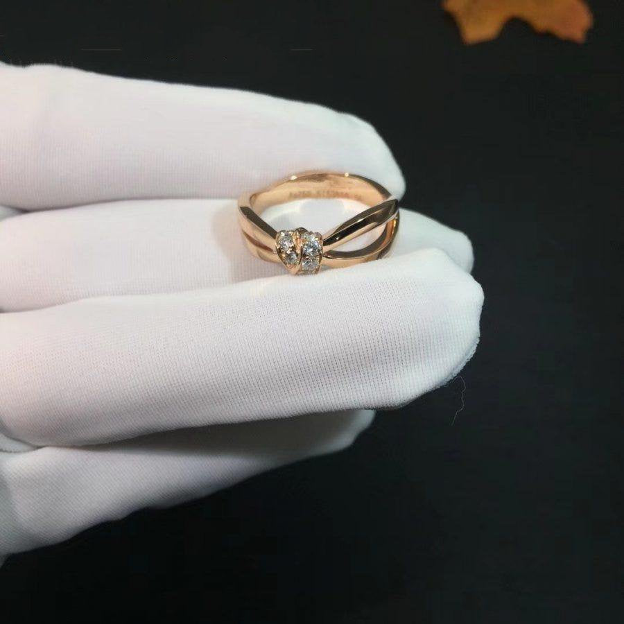 [Rose Jewelrys]LIENS RING PINK GOLD DIAMOND