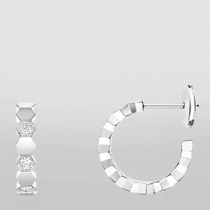 [Rose Jewelrys]Hollow Design Four-Leaf Clover Flower Shape Earring