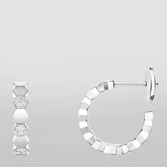 [Rose Jewelrys]Hollow Design Four-Leaf Clover Flower Shape Earring
