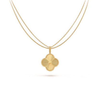 [Rose Jewelrys]CLOVER 25MM PEDANT NECKLACE GOLD