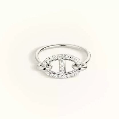 [Rose Jewelrys]RONDE SMALL SILVER DIAMOND RING