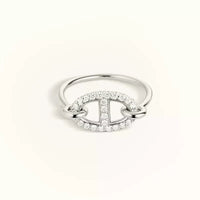 [🌹Rose💎]RONDE SMALL SILVER DIAMOND RING