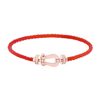 [🌹Rose💎]FORCE 10 HALF DIAMOND PINK GOLD RED CORDERI LARGE AND MEDIUM MODEL