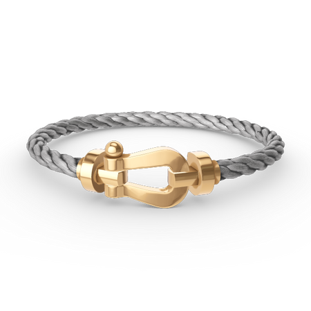 [🌹Rose💎]FORCE LARGE HORSESHOE NO DIAMOND BRACELET GOLD
