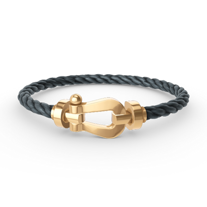 [Rose Jewelrys]FORCE LARGE HORSESHOE NO DIAMOND BRACELET GOLD