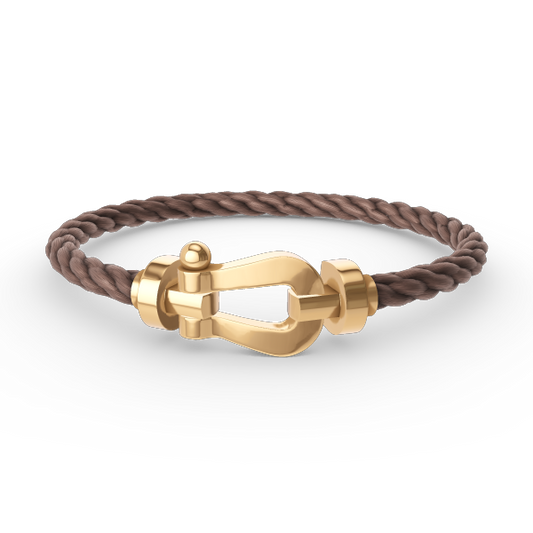 [Rose Jewelrys]FORCE LARGE HORSESHOE NO DIAMOND BRACELET GOLD