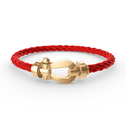 [Rose Jewelrys]FORCE LARGE HORSESHOE NO DIAMOND BRACELET GOLD