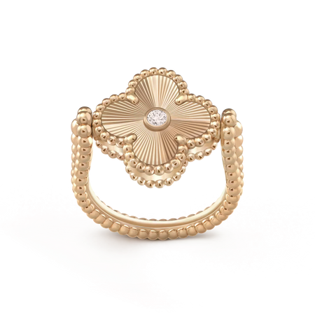 [🌹Rose💎]CLOVER RIVERSIBLE ROSE GOLD RING