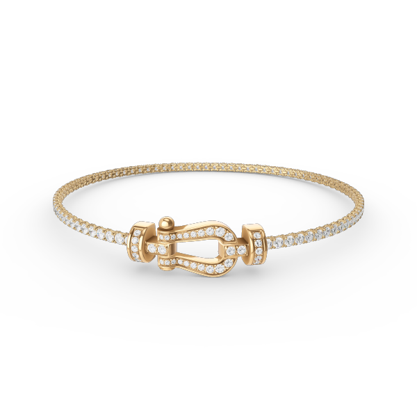 [Rose Jewelrys]FORCE  HORSESHOE  DIAMOND TENNIS BRACELET