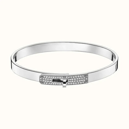 []KELLY SILVER DIAMOND BRACELET