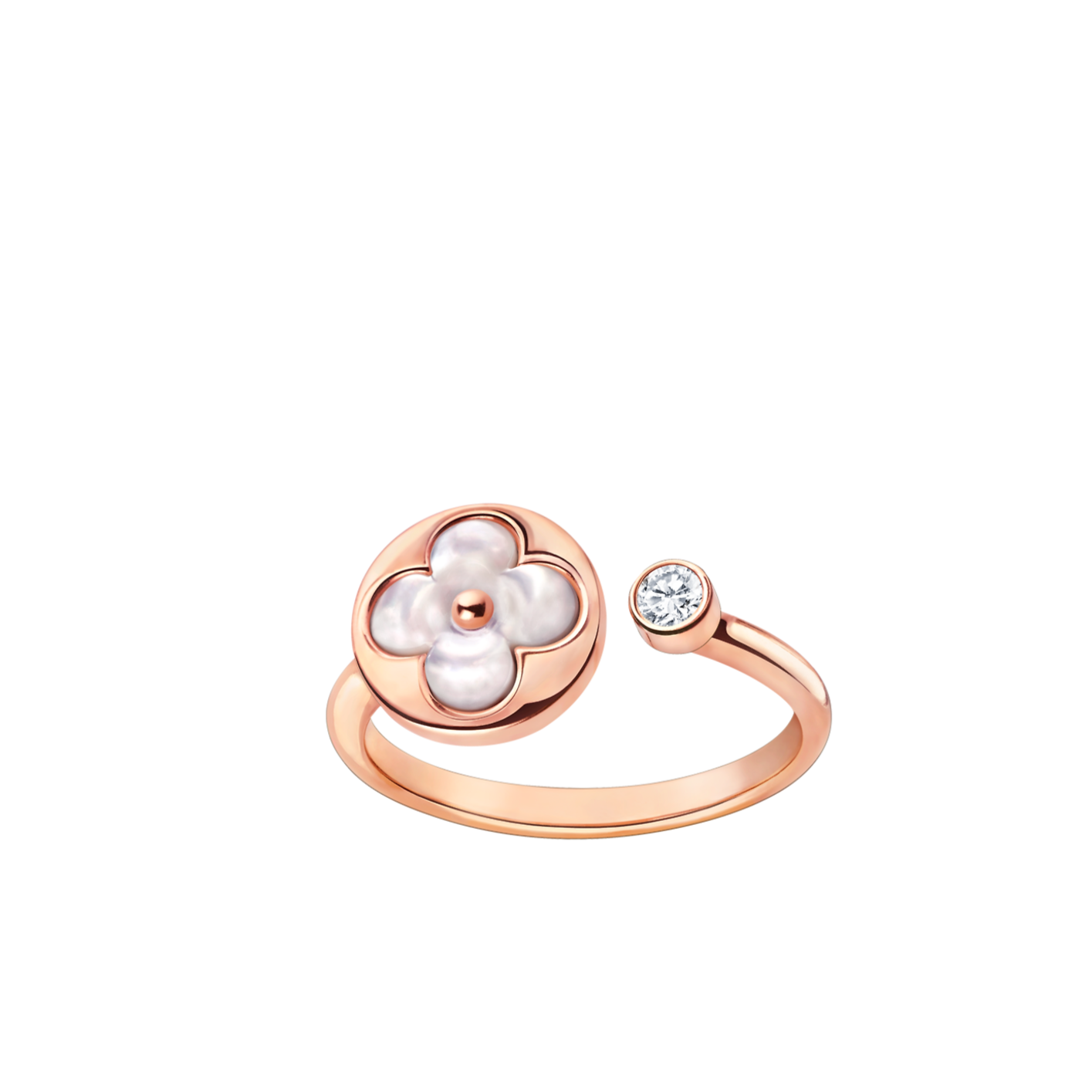 [Rose Jewelrys]SUN 1 DIAMOND PINK MOP RING