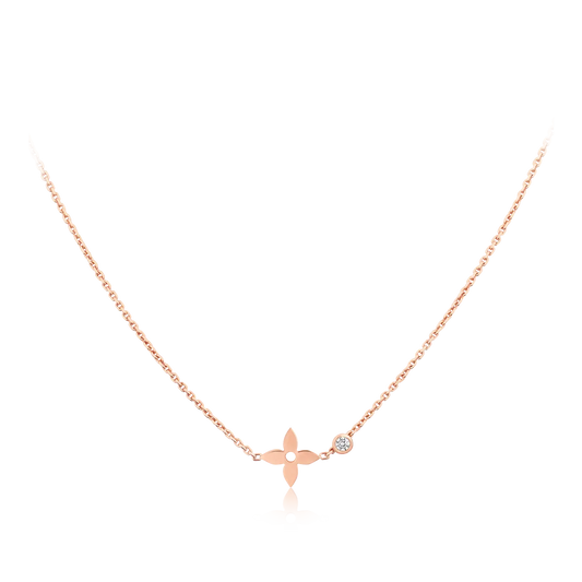 [Rose Jewelrys]BLOSSOM PENDANT PINK GOLD AND DIAMOND