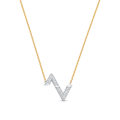 [Rose Jewelrys]VOLT SILVER DIAMOND PEDANT NECKLACE