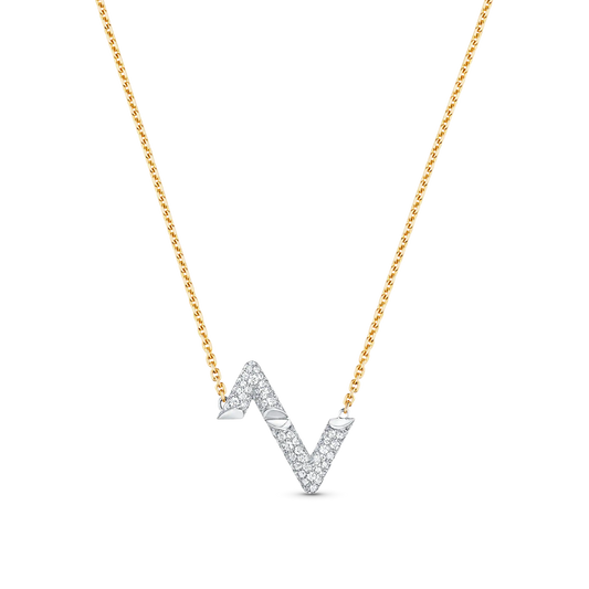 [Rose Jewelrys]VOLT SILVER DIAMOND PEDANT NECKLACE