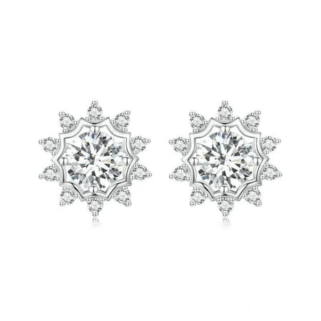Dazzling Ideal Cut Lab Created Diamond Earrings