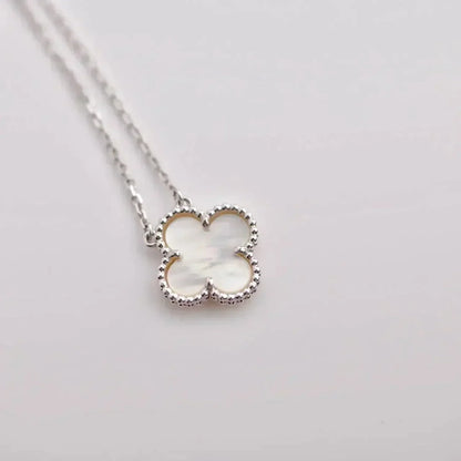 [Rose Jewelrys]CLOVER  15MM WHITE MOTHER-OF-PEARL SILVER