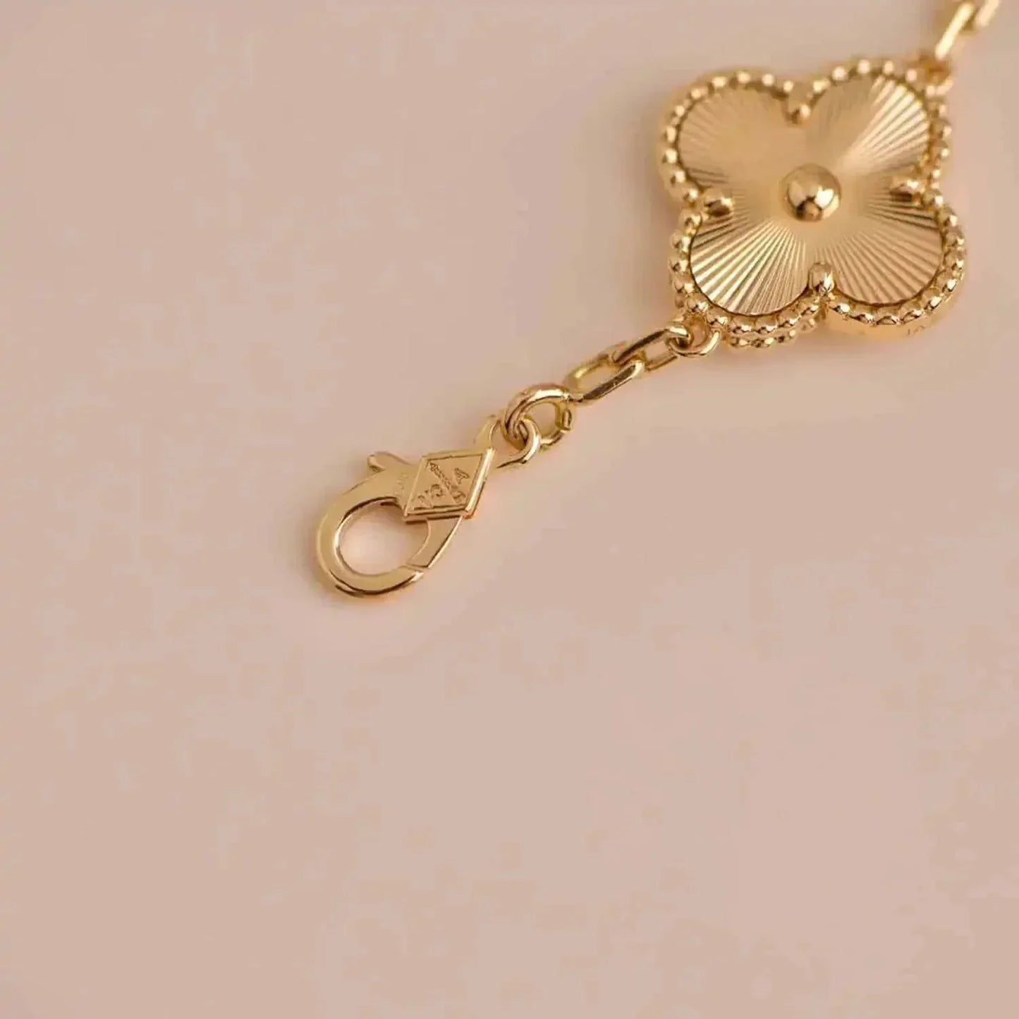 [Rose Jewelrys]CLOVER 5 FLOWERS LASER BRACELET